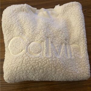 Calvin Klein White Performance Sweater